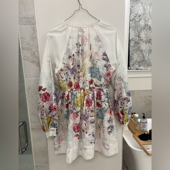 Floral Long Sleeve Dress - Picture 2 of 3